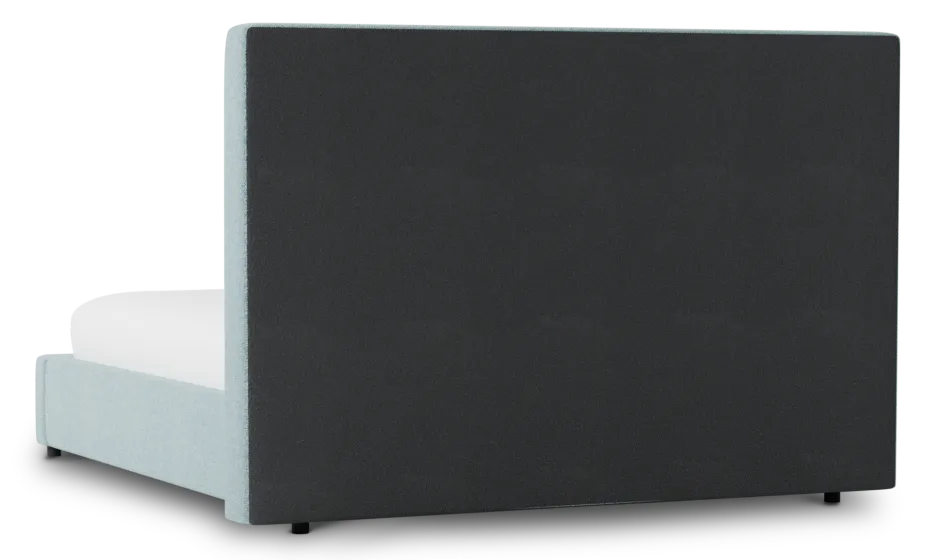 Grayton Elite Light Blue 54" Upholstered Platform Bed