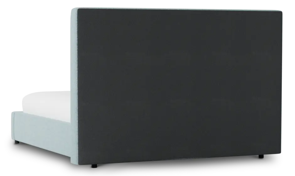 Grayton Elite Light Blue 54" Upholstered Platform Bed Grayton Elite Light Blue 54" Upholstered Platform Bed