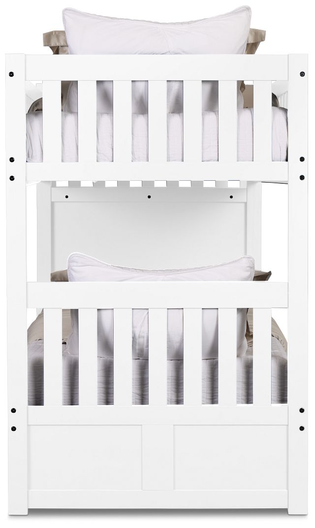 Charleston White Step Storage Bunk Bed