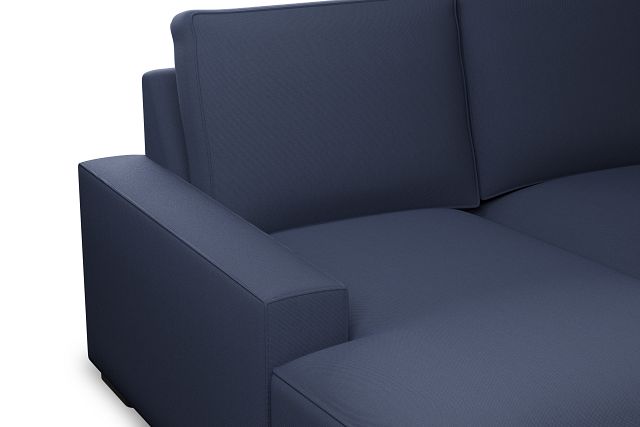 Edgewater Peyton Dark Blue Left Chaise Sectional