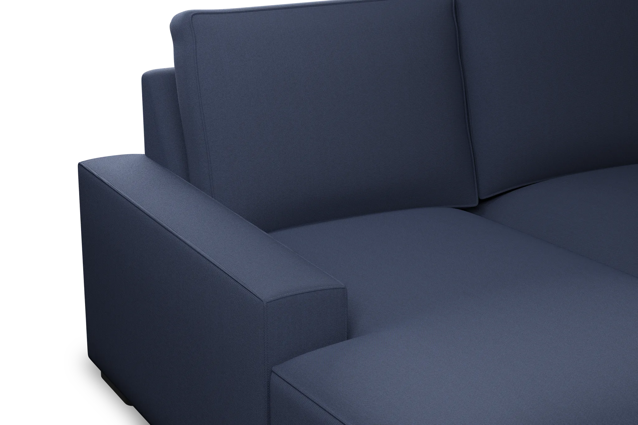 Edgewater Peyton Dark Blue Left Chaise Sectional