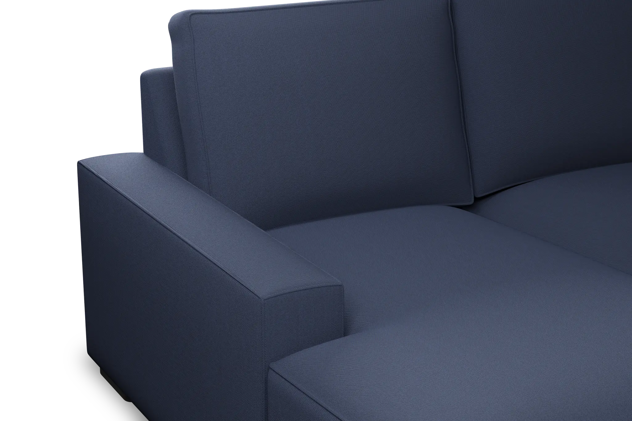 Edgewater Peyton Dark Blue Left Chaise Sectional Edgewater Peyton Dark Blue Left Chaise Sectional