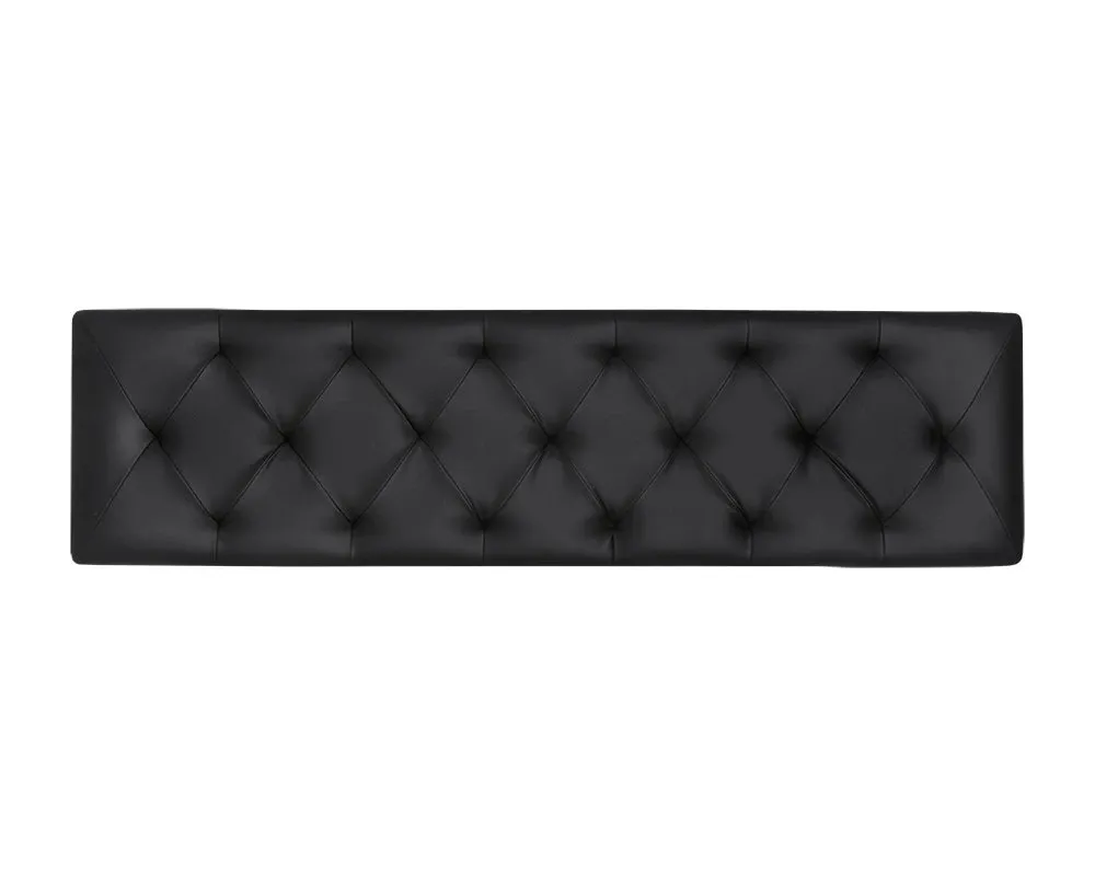 Molli Black Uph Bench