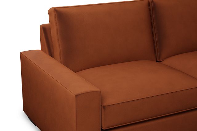 Edgewater Joya Orange 84" Sofa W/ 2 Cushions