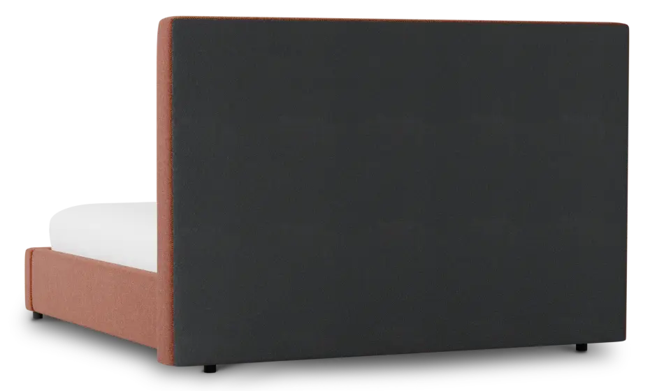 Grayton Elite Medium Brown 54" Upholstered Platform Bed Grayton Elite Medium Brown 54" Upholstered Platform Bed