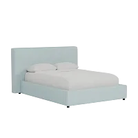 Grayton Elite Light Blue 44" Upholstered Platform Bed