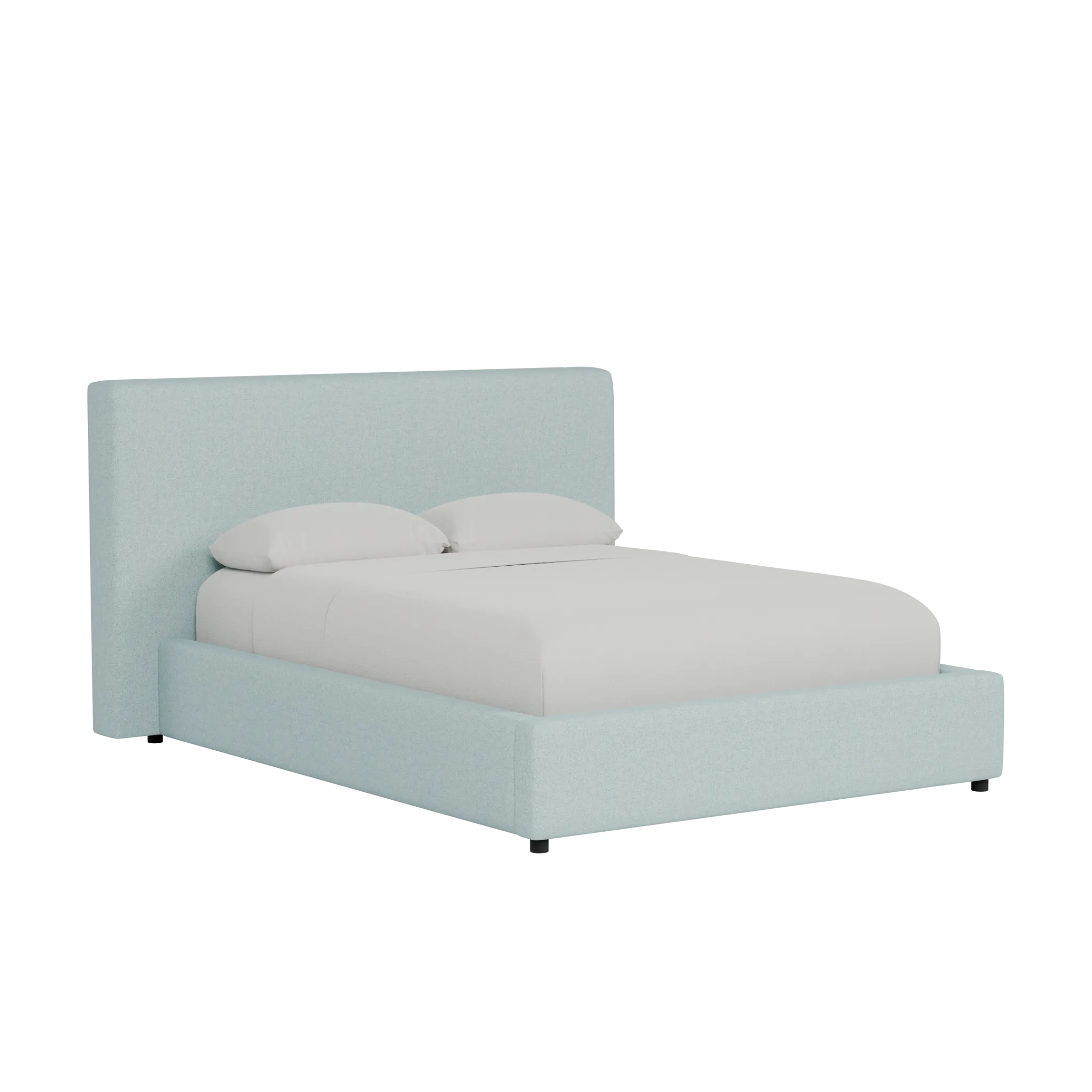 Grayton Elite Light Blue 44" Upholstered Platform Bed