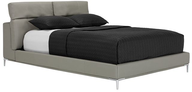 Santino Gray Micro Platform Bed