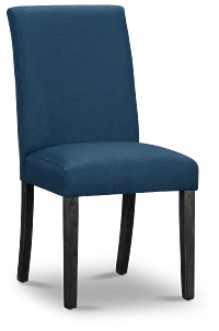 Dublin Navy Dark Tone Upholstered Side Chair