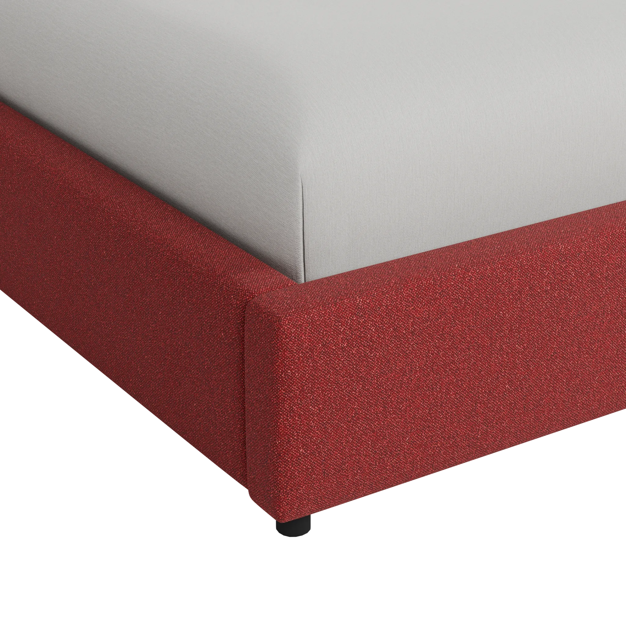 Grayton Elite Red 54" Upholstered Platform Bed