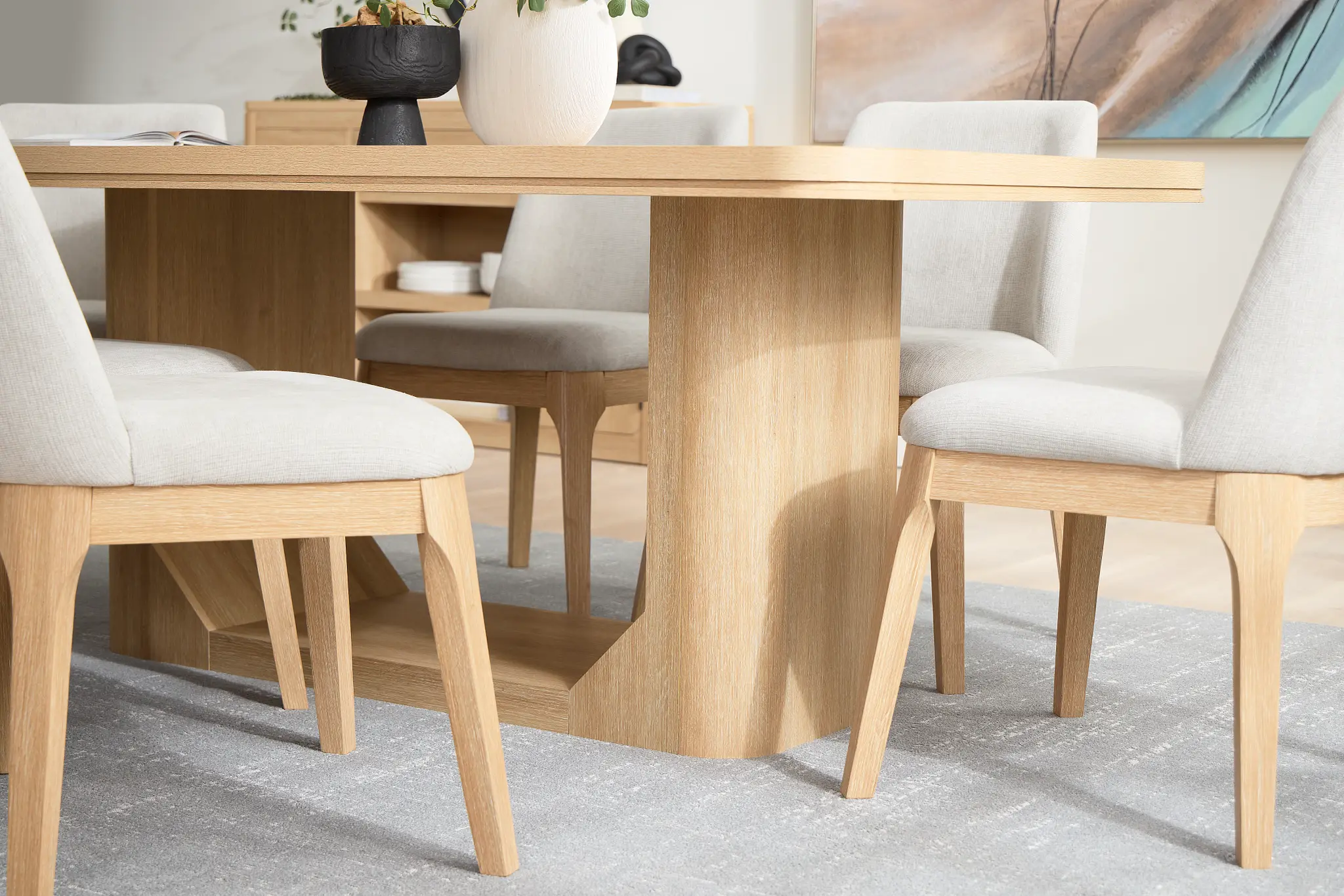 Emory Light Tone Rectangular Table Emory Light Tone Rectangular Table