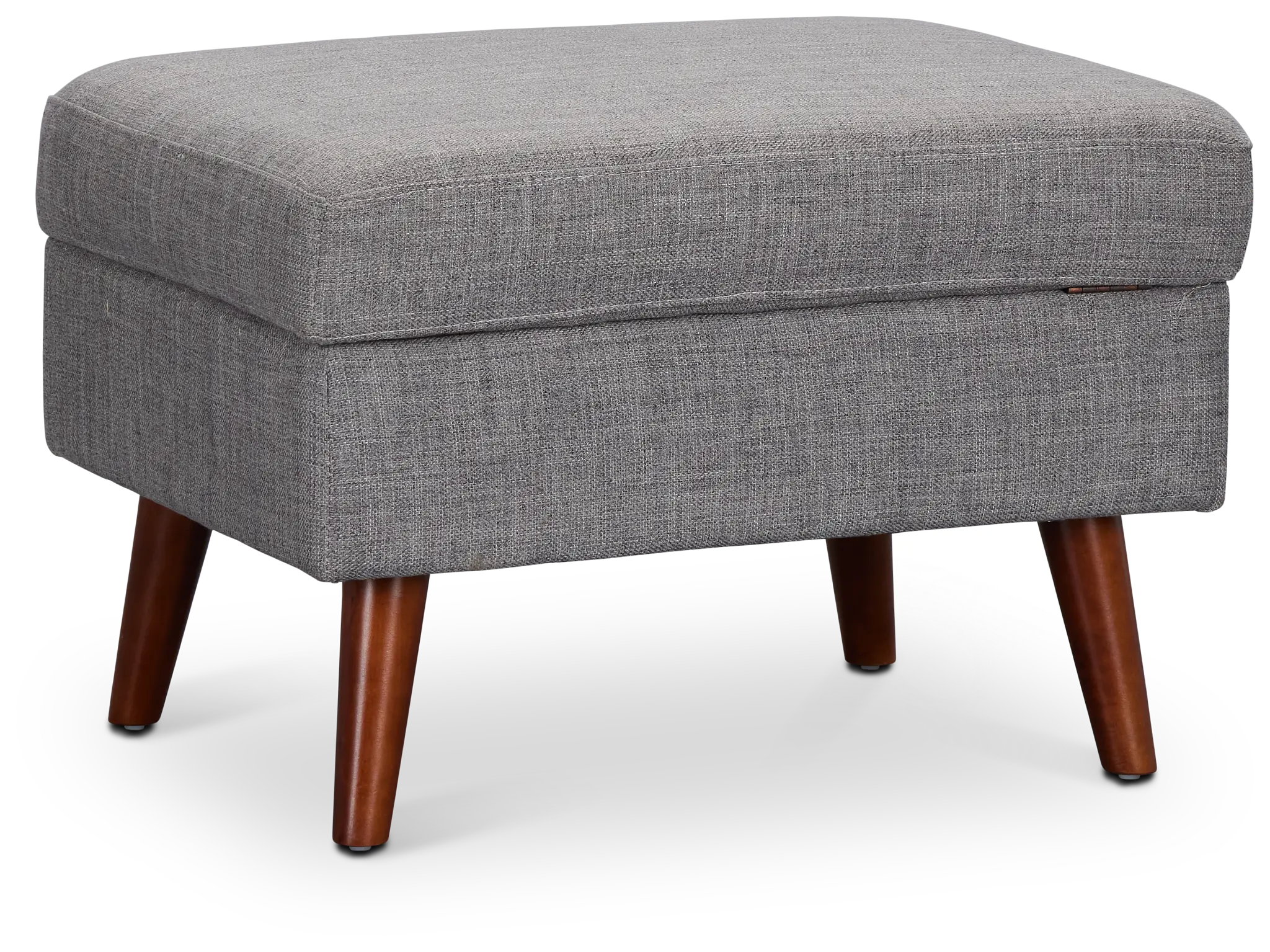 Raya Light Gray Fabric Storage Ottoman Raya Light Gray Fabric Storage Ottoman