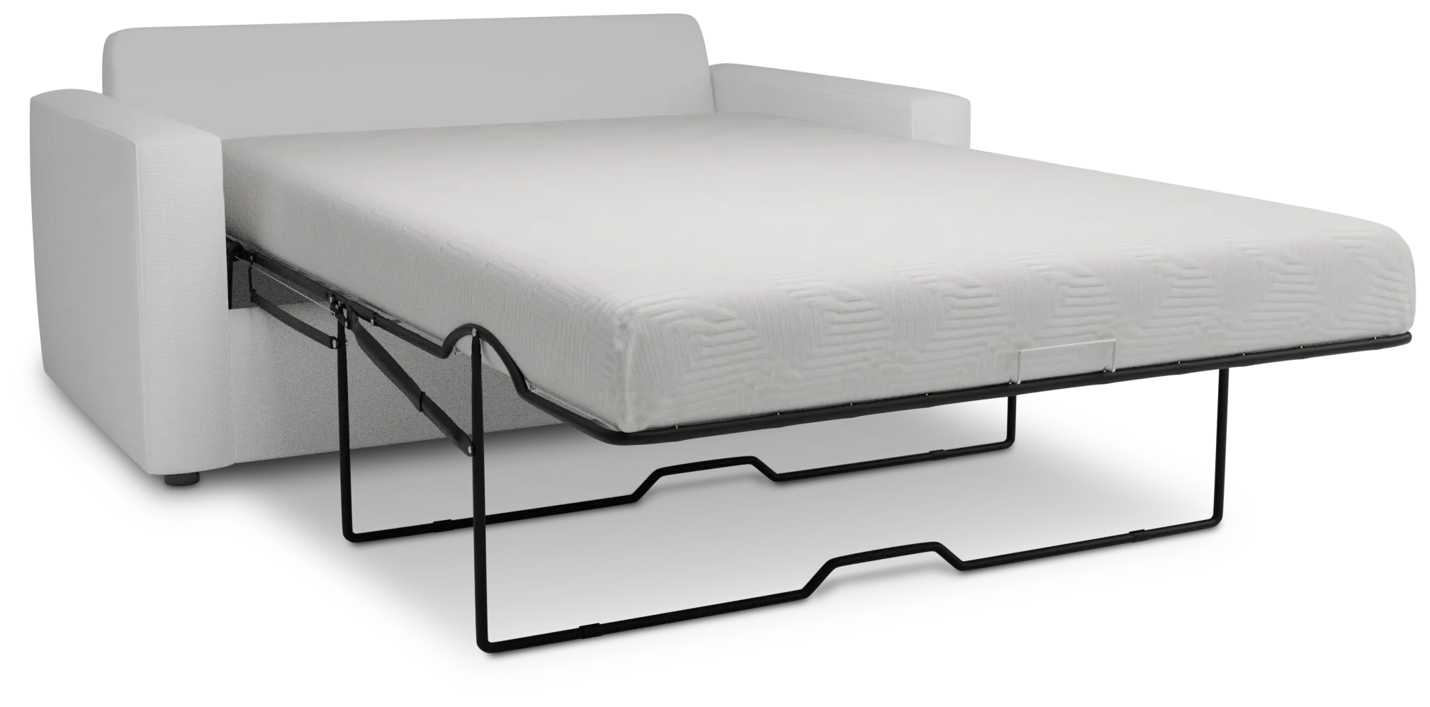 Siesta Suave White Fabric Cooling Memory Foam Sleeper