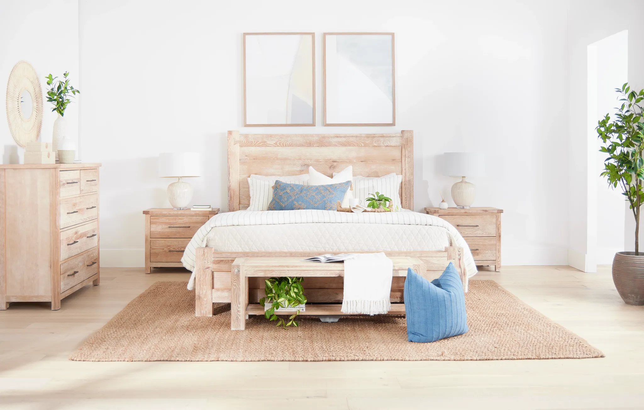 Salt Lake Light Tone Poster Bed