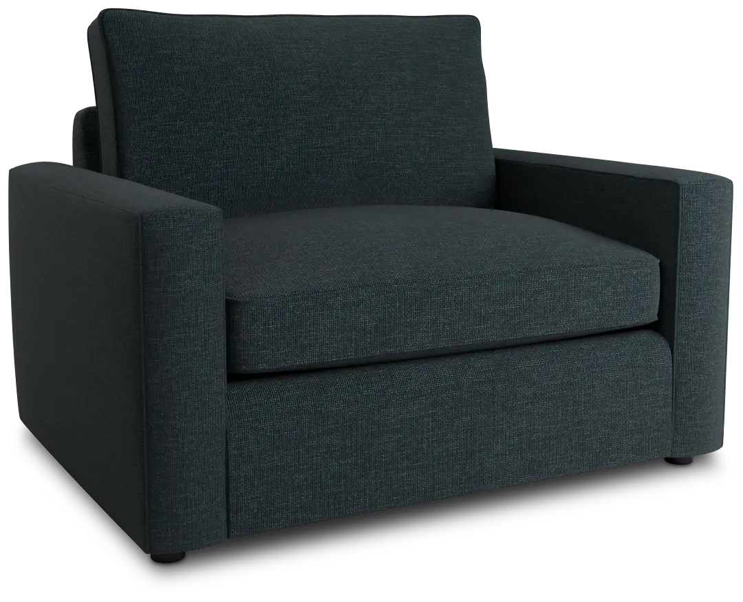 Siesta Elevation Dark Blue Fabric Cooling Memory Foam Sleeper Siesta Elevation Dark Blue Fabric Cooling Memory Foam Sleeper