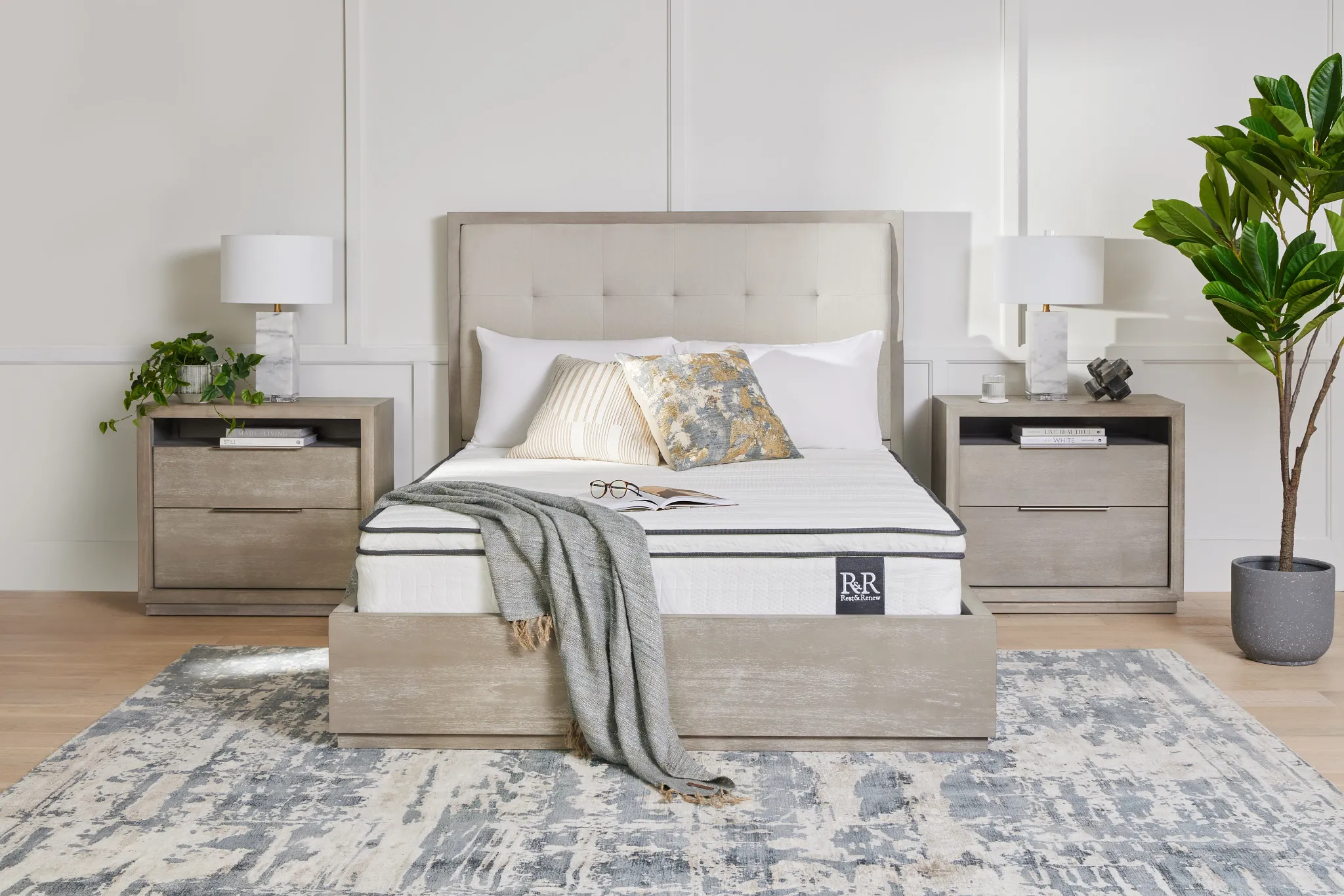 Rest & Renew By Zinus 10" Hybrid Memory Foam & Innerspring Mattress