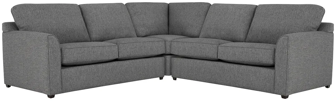 Asheville Gray Cool Mfoam Two-arm Left Memory Foam Sleeper Sectional