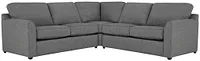 Asheville Gray Cool Mfoam Two-arm Left Memory Foam Sleeper Sectional