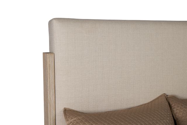 Miramar Light Tone Uph Panel Bed