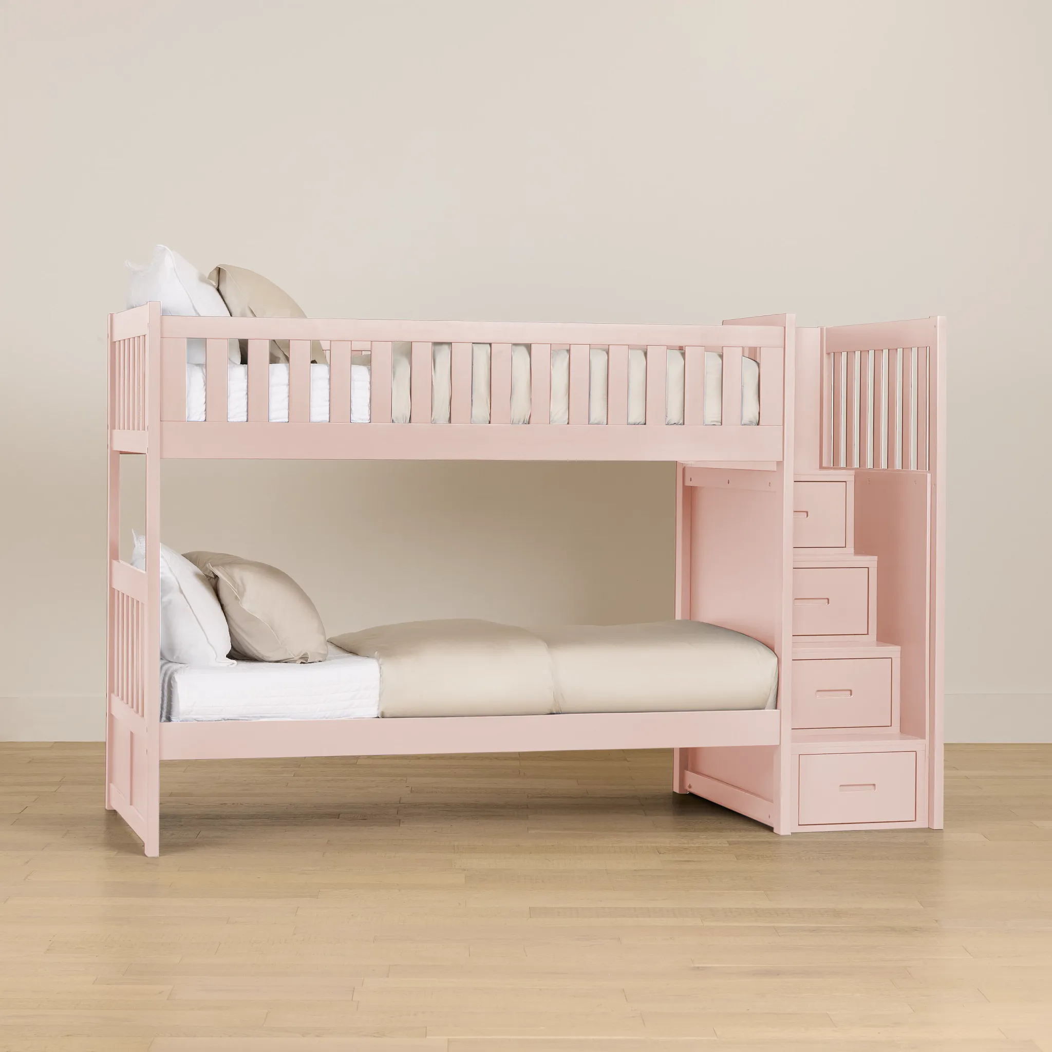 Charleston Pink Step Bunk Bed