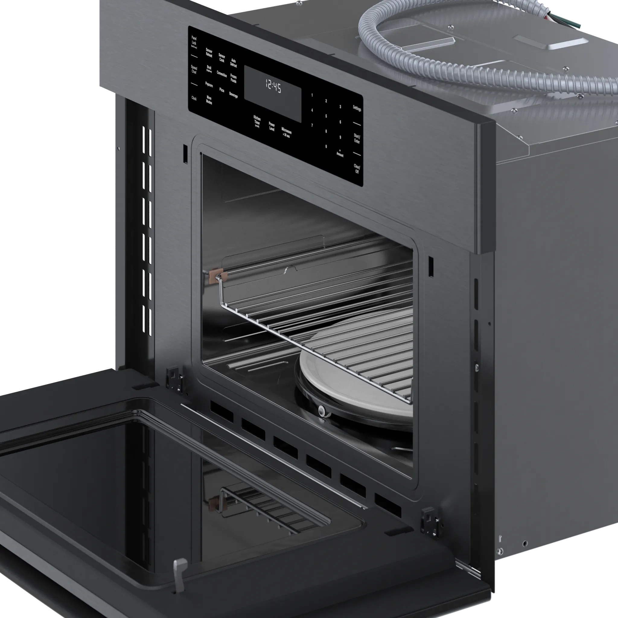 Bosch 800 Series Black 30" Built-in Microwave
