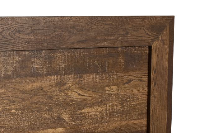 Ollie Dark Tone Panel Bed