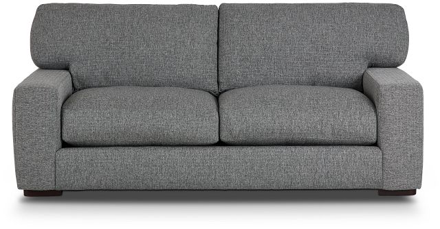 Veronica 90" Dark Gray Down Sofa