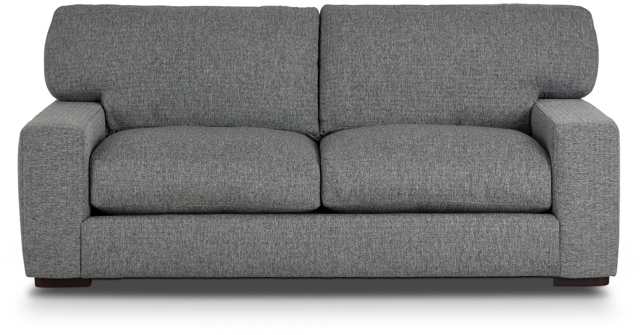 Veronica 90" Dark Gray Down Sofa
