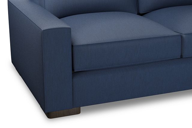 Edgewater Revenue Dark Blue Medium Two-arm Sectional