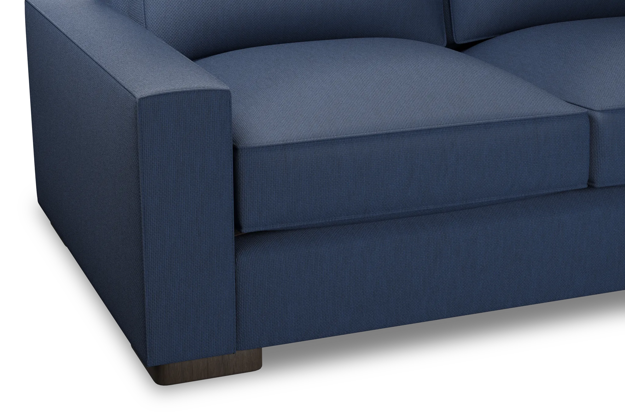 Edgewater Revenue Dark Blue Medium Two-arm Sectional