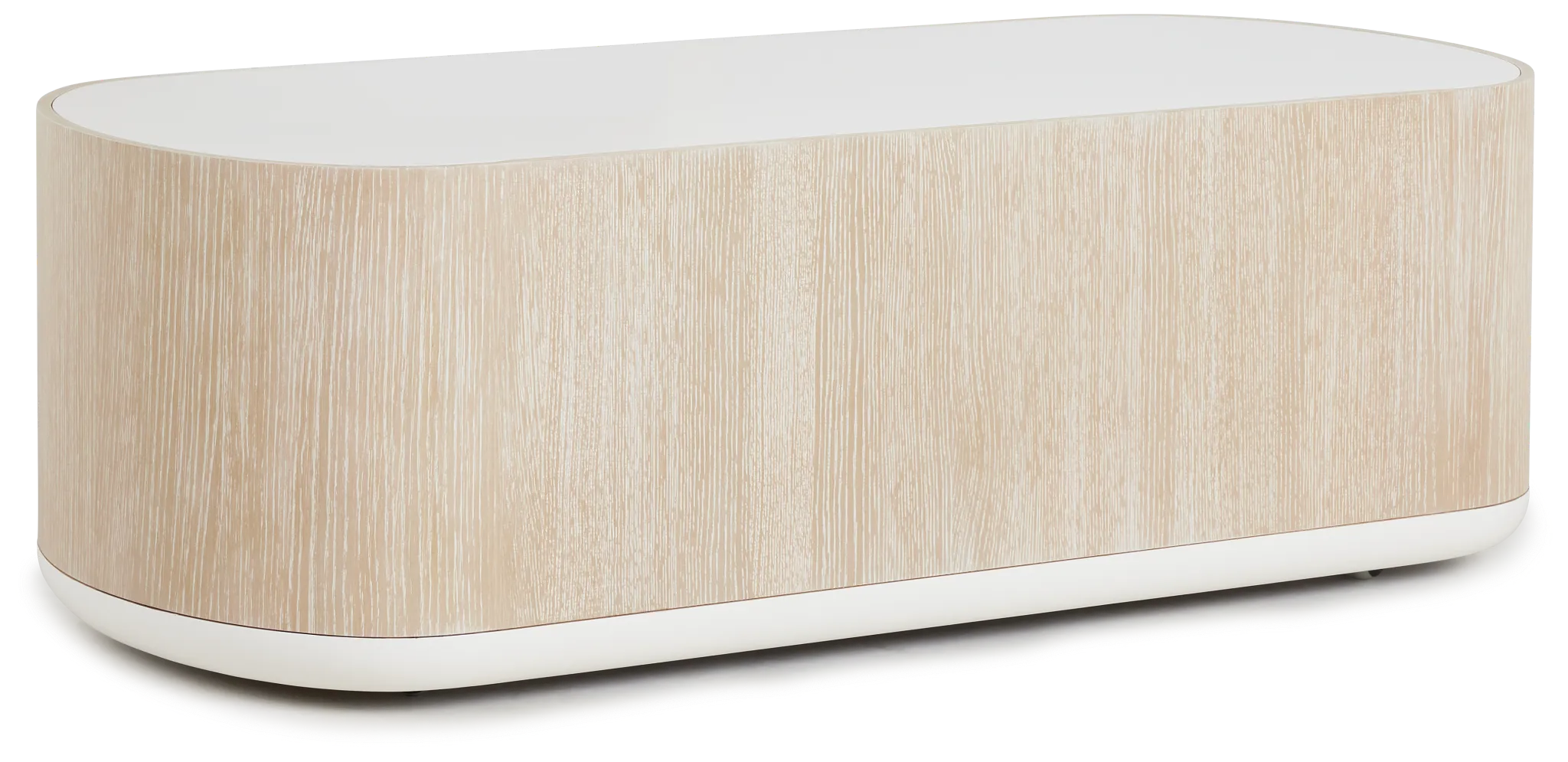 Costa Light Tone Oval Coffee Table