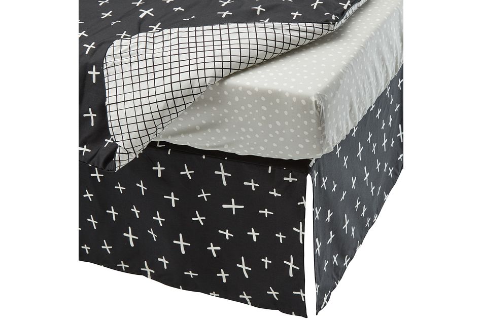 Tuxedo Black 5 Piece Crib Bedding Set Baby Kids Baby Bedding