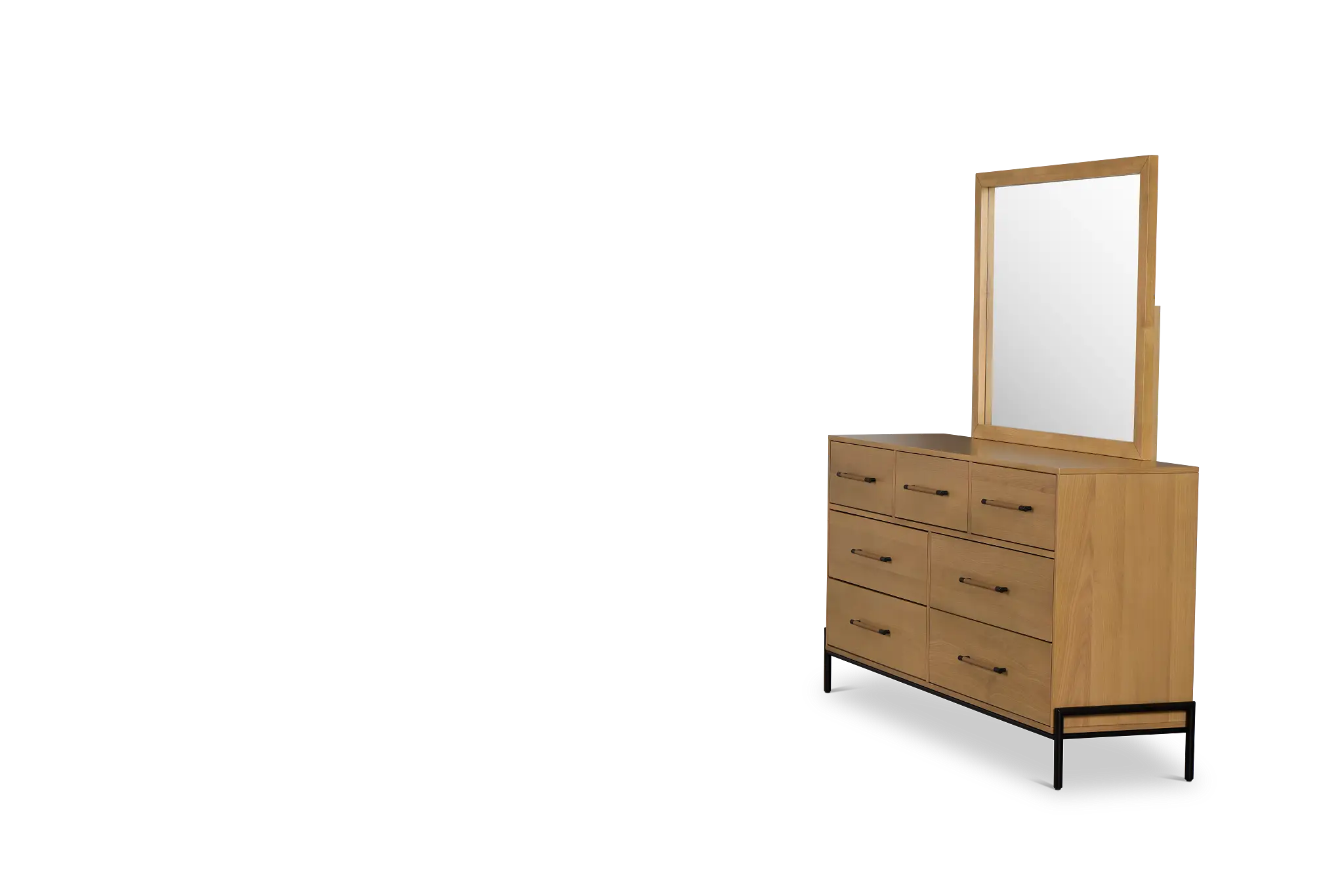 Highland Light Tone Dresser & Mirror Highland Light Tone Dresser & Mirror