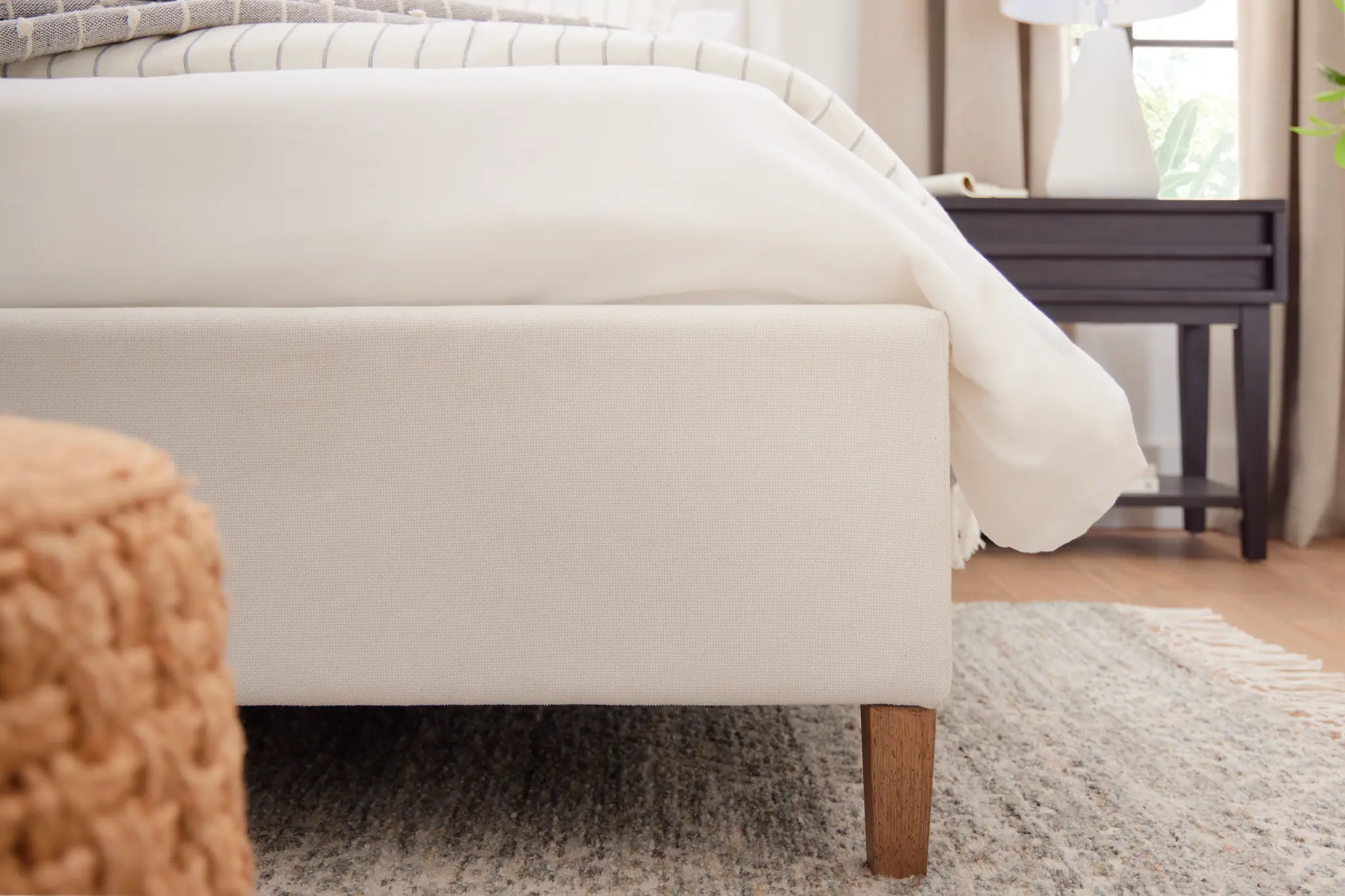 Provo White Uph Panel Bed Provo White Uph Panel Bed