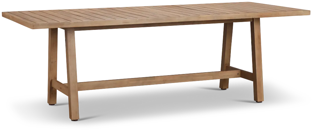 Laguna Light Tone 90" Rectangular Dining Table