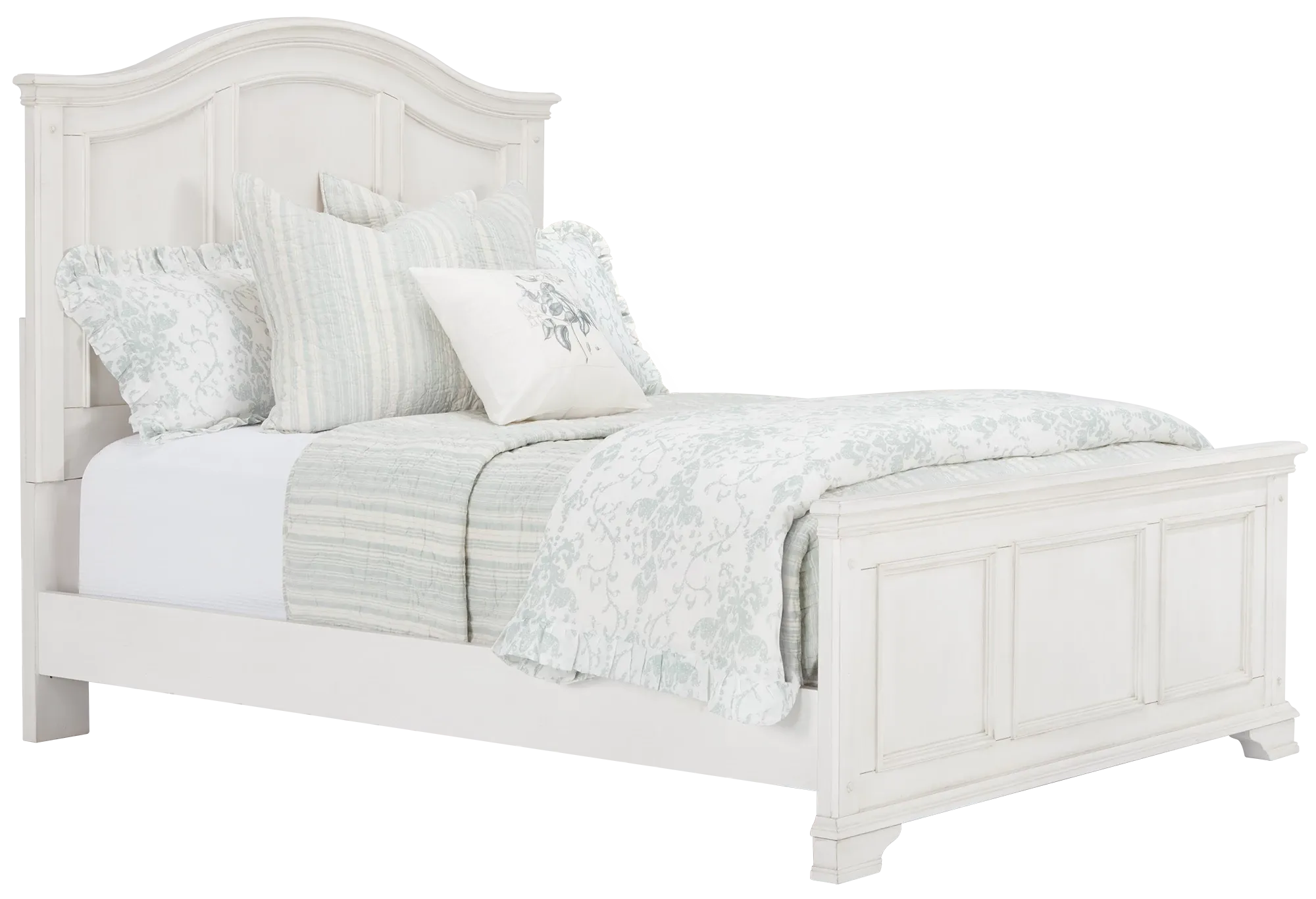 Savannah Ivory Panel Bed
