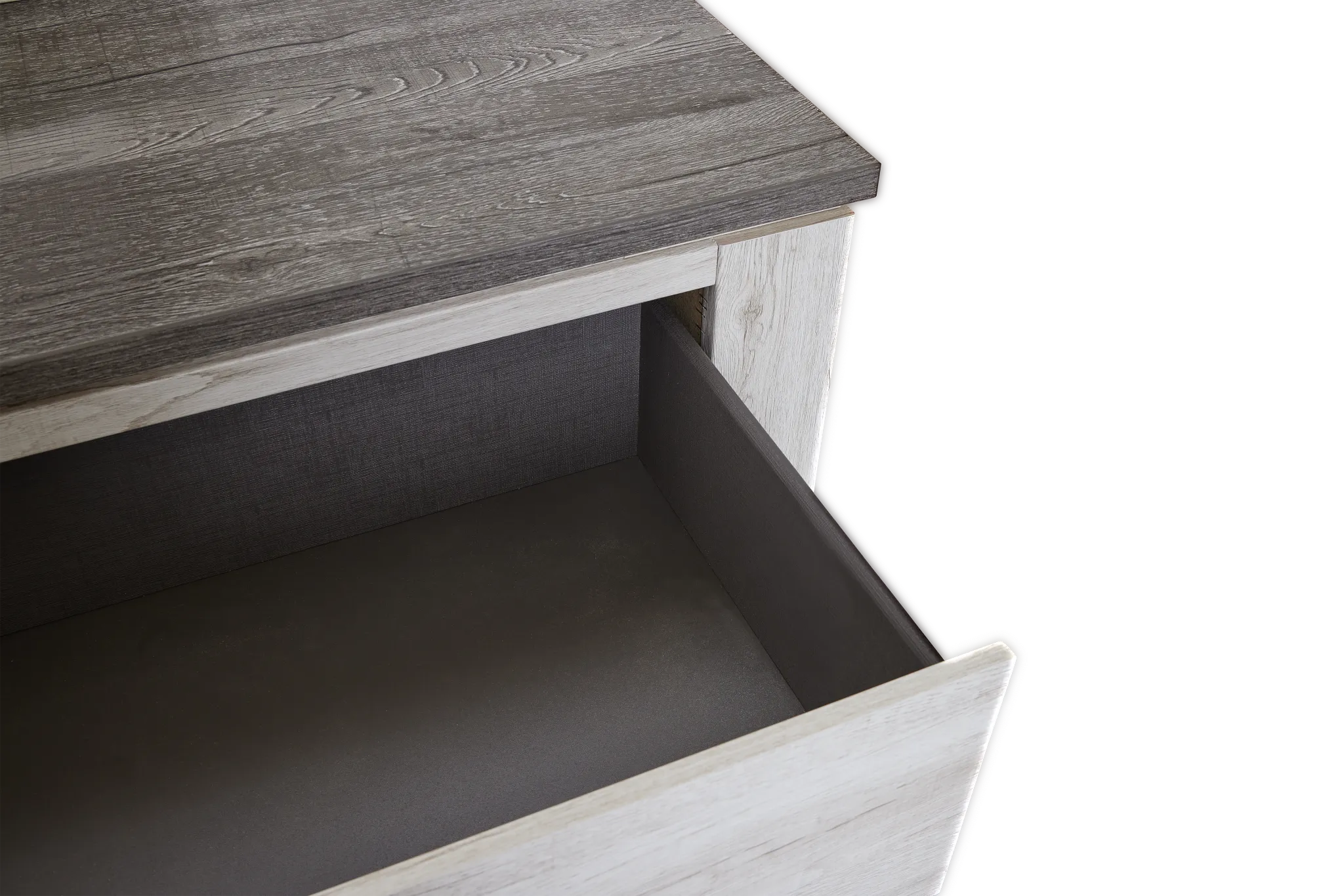 Blueridge Two-tone Dresser & Mirror