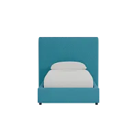 Grayton Elite Teal 54" Upholstered Platform Bed