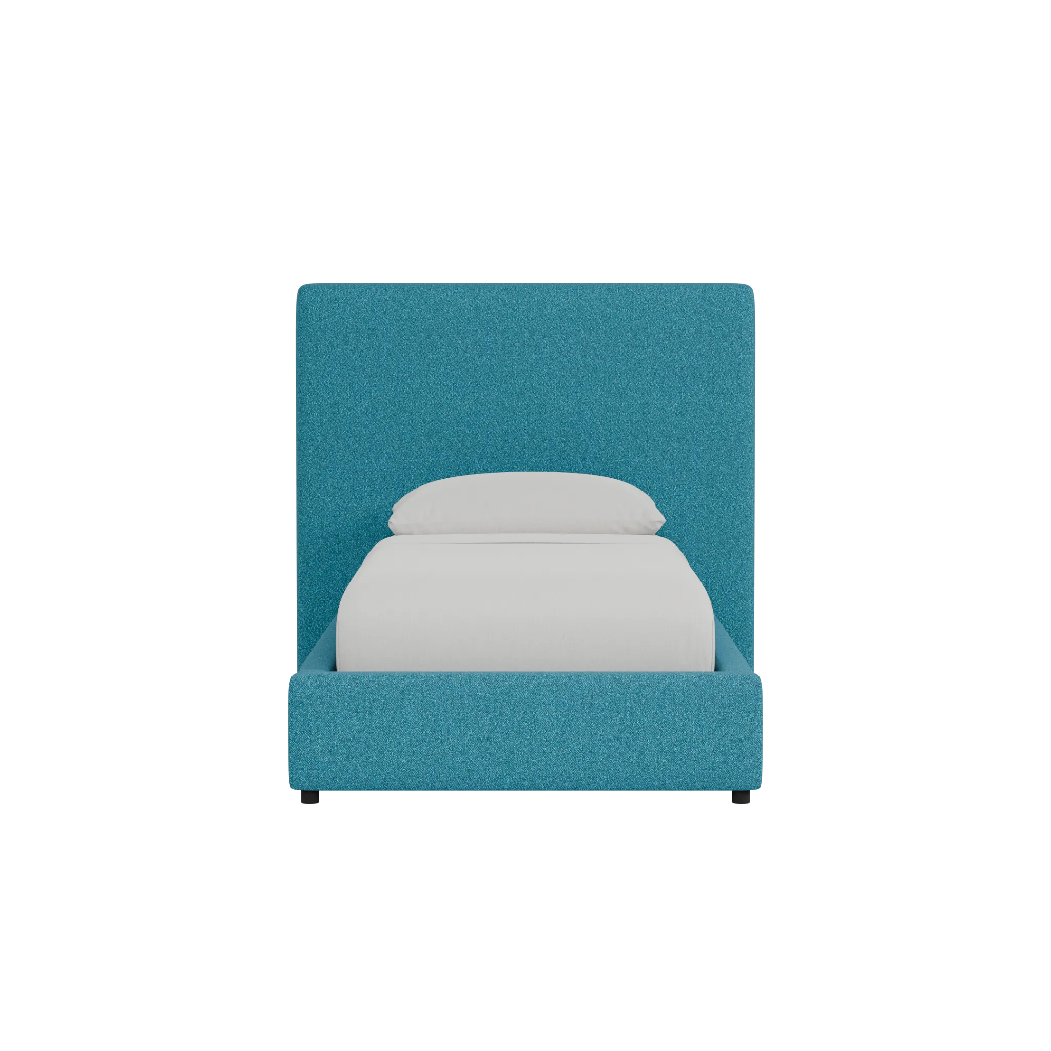 Grayton Elite Teal 54" Upholstered Platform Bed