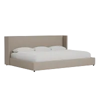 Captiva Elite Brown 48" Upholstered Shelter Bed