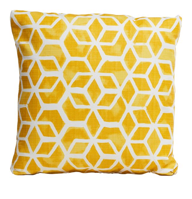 Celtic Yellow 18" Indoor/outdoor Accent Pillow