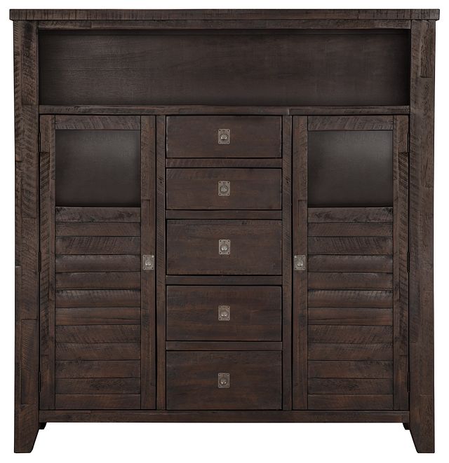 Kona Grove Dark Tone Large China Cabinet