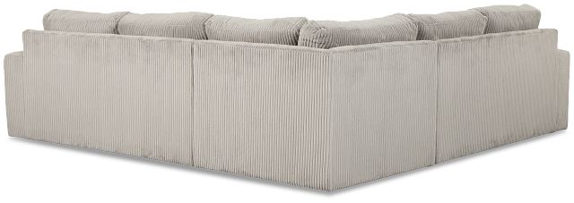 Charlie Gray Fabric Small Two-arm Sectional
