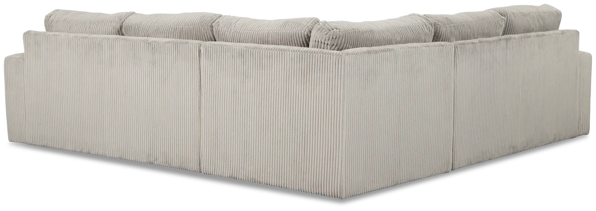 Charlie Gray Fabric Small Two-arm Sectional Charlie Gray Fabric Small Two-arm Sectional