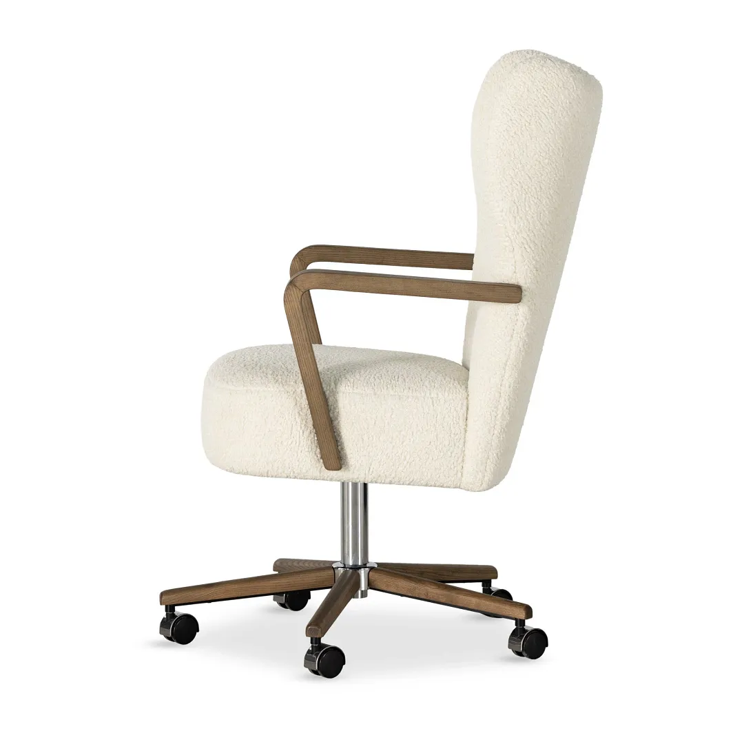 Four Hands Mikki Ivory Uph Desk Chair