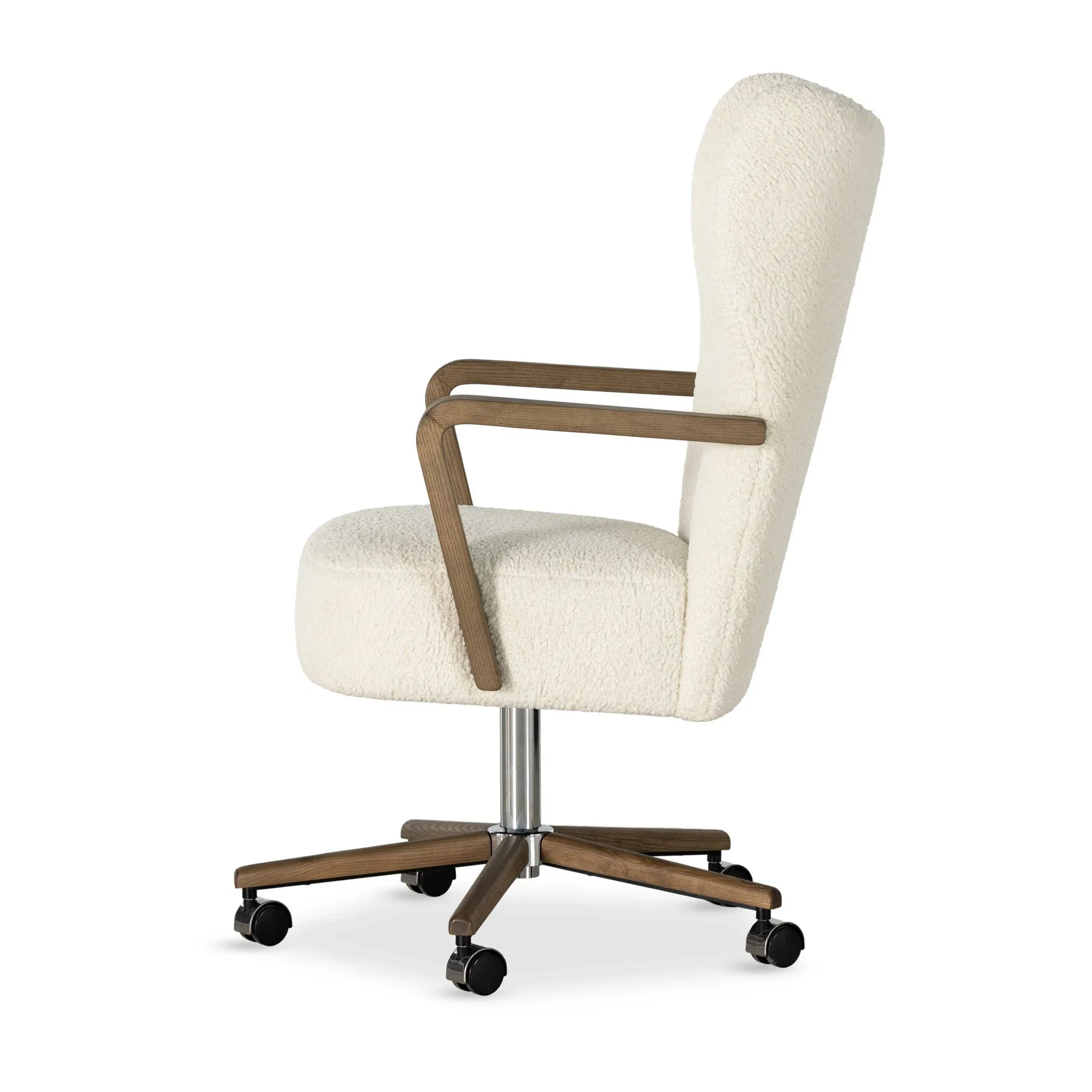 Four Hands Mikki Ivory Uph Desk Chair