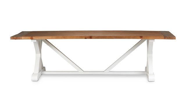 Hilton Two-tone 110" Rectangular Table