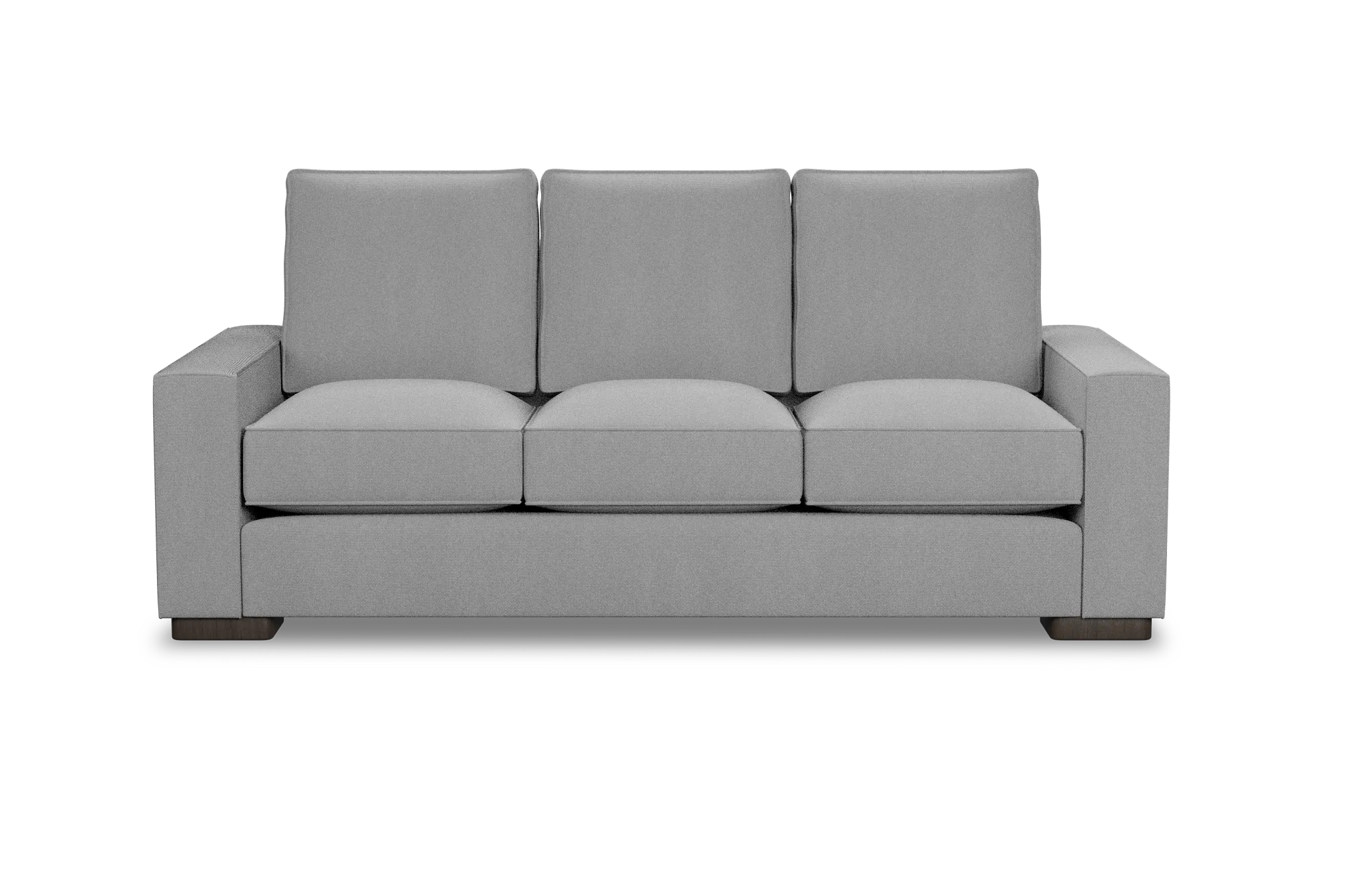 Edgewater Delray Light Gray 84" Sofa W/ 3 Cushions