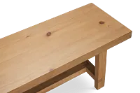 Vail Light Tone Dining Bench