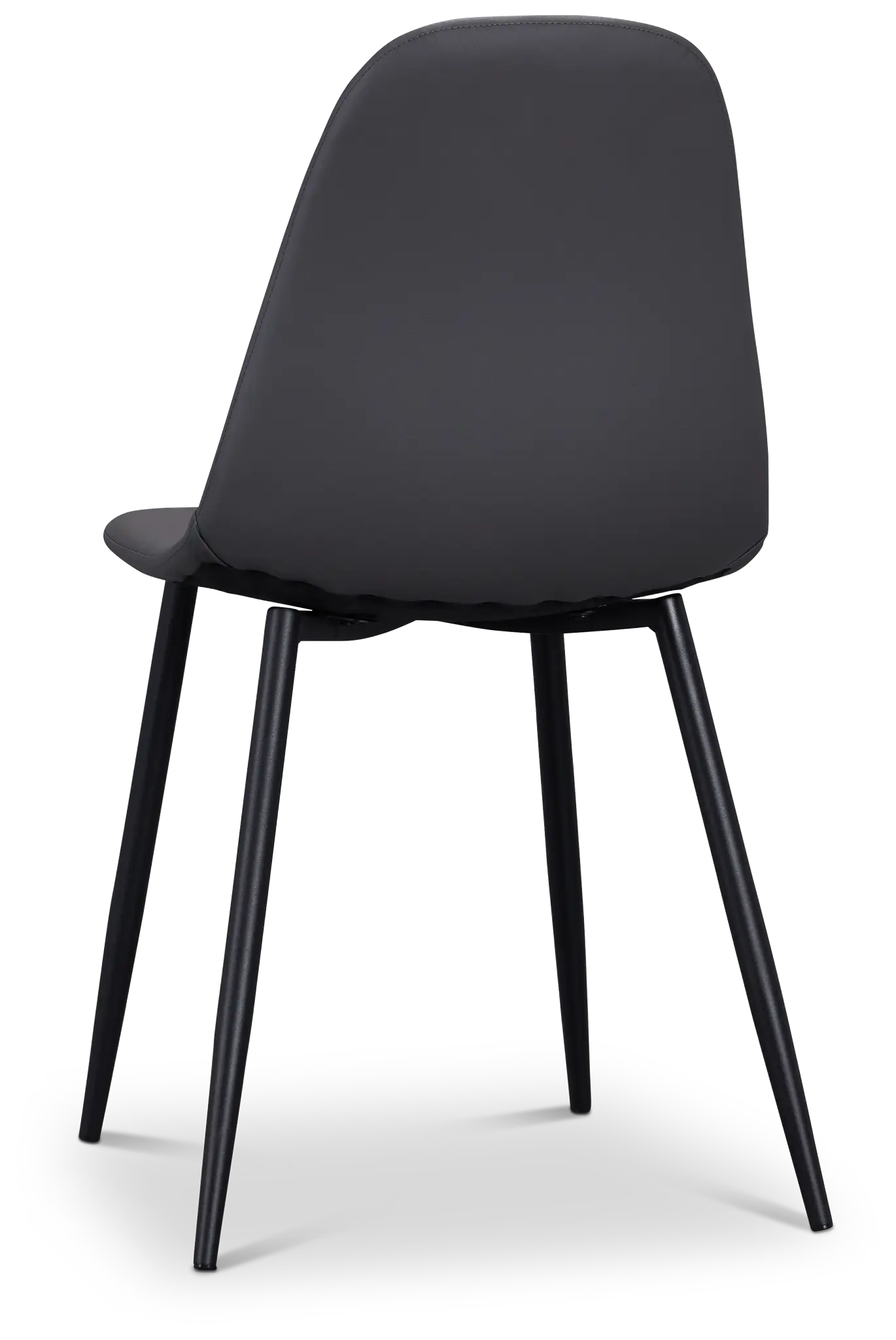 Havana Gray Micro Upholstered Side Chair W/ Black Legs Havana Gray Micro Upholstered Side Chair W/ Black Legs